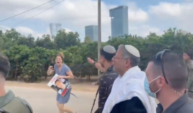 İsrailli Bakan Ben Gvir, protesto edildi: Sen bir suçlusun, teröristsin