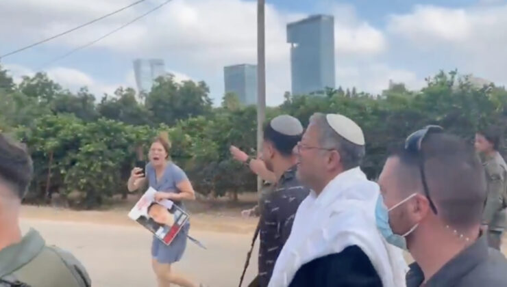 İsrailli Bakan Ben Gvir, protesto edildi: Sen bir suçlusun, teröristsin