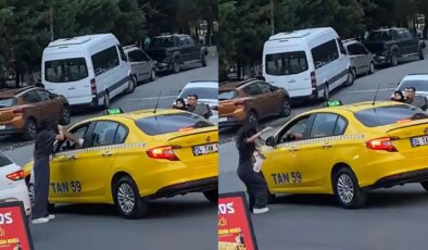 İstanbul’da taksici dehşeti… Tartıştığı genç kıza yumruk atıp bayılttı!