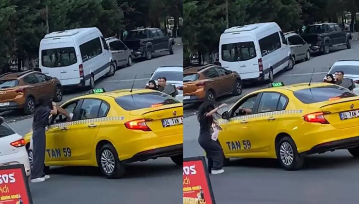 İstanbul’da taksici dehşeti… Tartıştığı genç kıza yumruk atıp bayılttı!