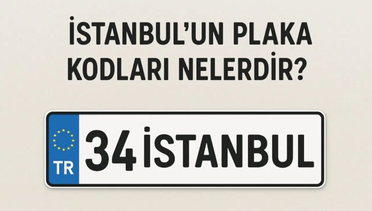 İstanbul’un plaka kodu ne? İstanbul’un plaka numarası kaç? İstanbul ve ilçelerinin plaka harfleri…