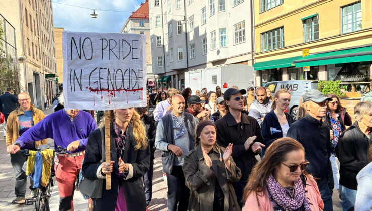 İsveç’ten Gazze’ye destek: İsrail’in saldırıları protesto edildi