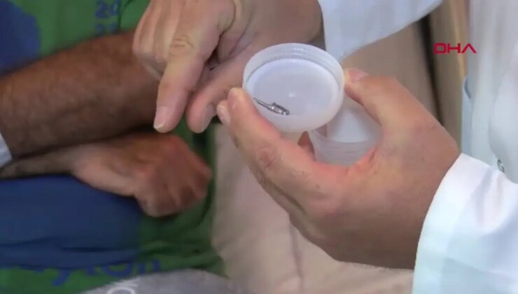 İzmir’de bir kişinin akciğerinden diş implantı çıktı