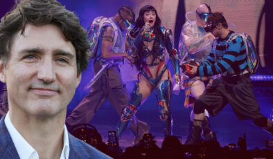 Justin Trudeau, Katy Perry’nin konserini en önden izledi
