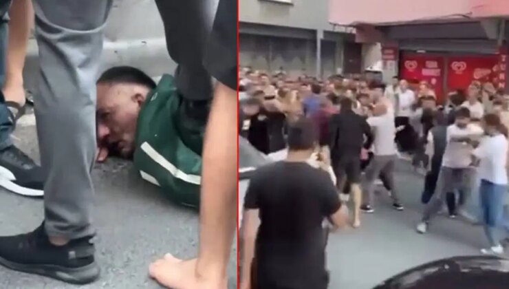 Kadını sokak ortasında bıçakladı: Mahalleli linç etmeye çalıştı, polis gözaltına aldı!