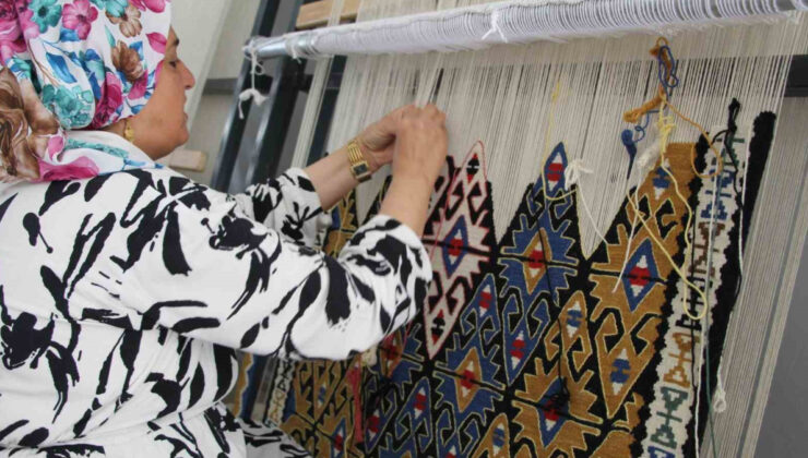 Kadınlar ilmek ilmek dokuyor; Jirki kilimi dünyaya açılıyor…