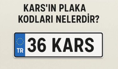 Kars’ın plaka kodu ne? Kars’ın plaka numarası kaç? Kars ve ilçelerinin plaka harfleri…