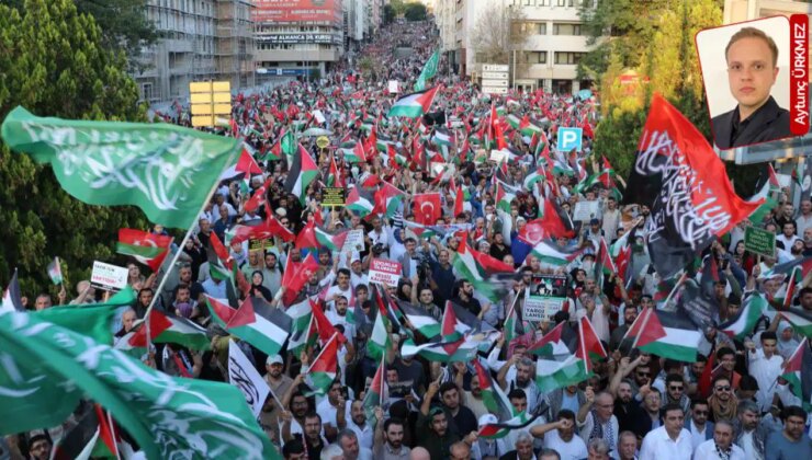 Laik cumhuriyetin başkentinde Gazze’ye yardım gerekçesiyle irtica çığırtkanlığı: ‘Cenk, cihat, şehadet’