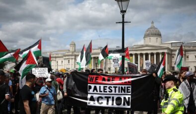 Londra’da ‘Palestine Action’ eylemine yüzlerce gözaltı
