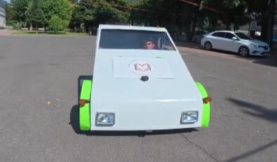 Manas Destanı ilhamıyla öğrenciler ‘Tulpar’ adlı elektrikli araç üretti