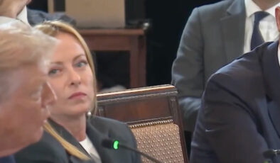 Meloni’nin mimikleri Beyaz Saray’daki görüşmeye damga vurdu