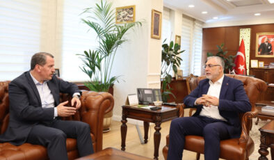 Memur-Sen Toplu kamu sözleşmesi için Vedat Işıkhan’la görüştü