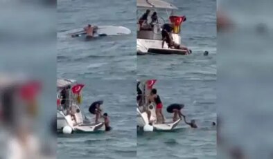 Mersin’de 6 kişinin içinde olduğu tekne alabora oldu