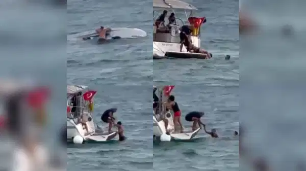 Mersin’de 6 kişinin içinde olduğu tekne alabora oldu
