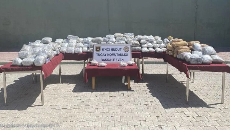 MSB duyurdu: Van hudut hattında 165 kilogram uyuşturucu madde yakalandı!
