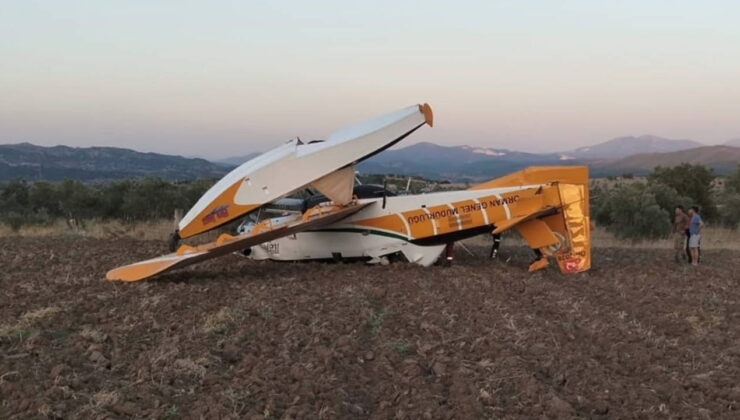 Muğla’da hareketli anlar: Yangın söndürme uçağı acil iniş yaptı!