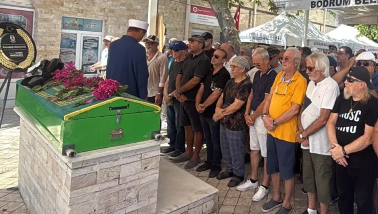 Müzik dünyasının çınarı Selçuk Alagöz Bodrum’da son yolculuğuna uğurlandı