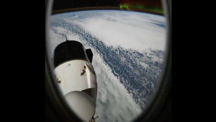 NASA’da görev yapan astronot paylaştı: Uzaydan büyüleyici gün doğumu