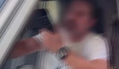 O anlar kamerada: Avcılar’da askeri personel olduğunu iddia etti, aracıyla yolu kapattı