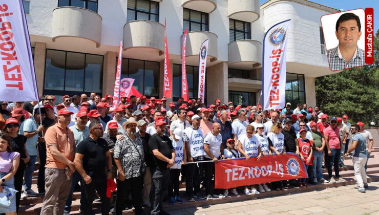 ODTÜ işçileri ‘hayır’ grevinde