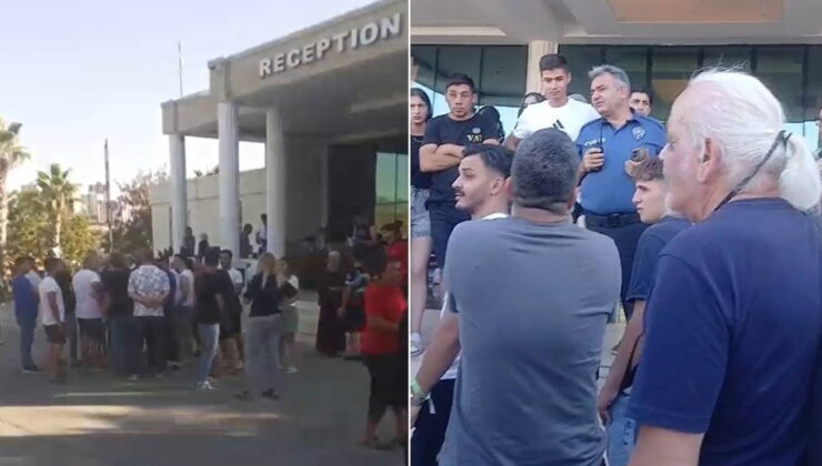 Otel çalışanları maaşlarını alamadığı için iş bıraktı