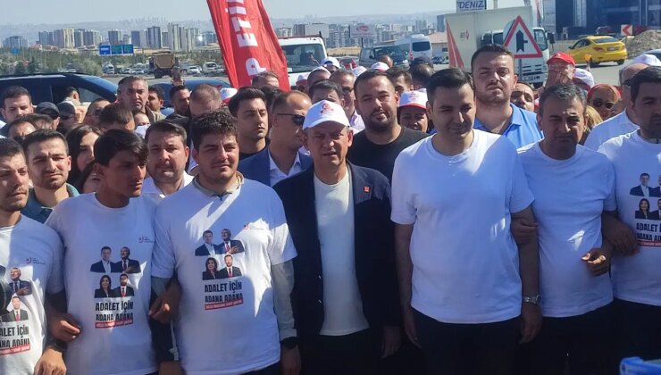 Özgür Özel, ‘Adana’dan Silivri’ye Özgürlük’ yürüyüşünde: Gençlerle bir araya geldi!