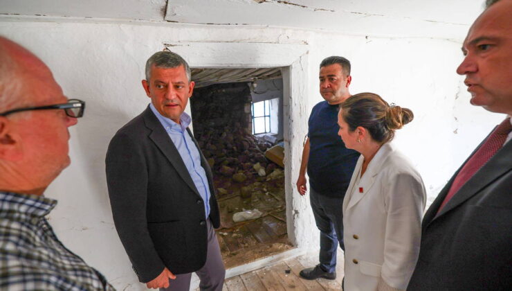 Özgür Özel, Sındırgı’da depremzedelerle bir araya geldi