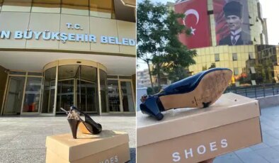 Özlem Çerçioğlu’na kırık topuklu ayakkabı tepkisi