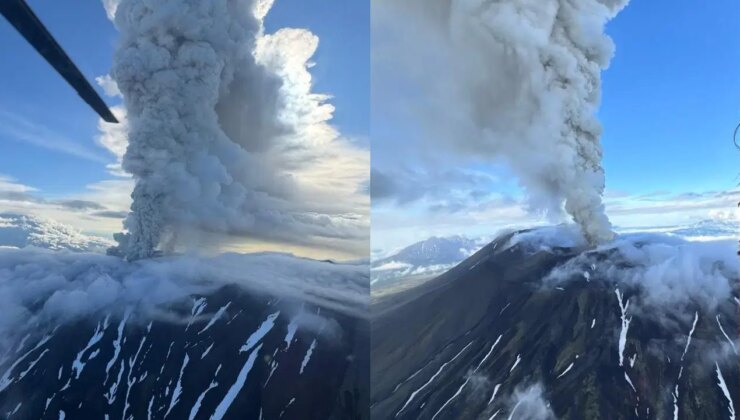 Rusya’daki yanardağ 600 yıl sonra ilk kez patladı