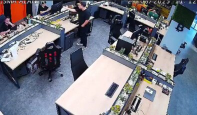 ShiftDelete ofisindeki görüntüler ele verdi: Hakkı Alkan, çalışanına ‘saksı’ fırlattı!