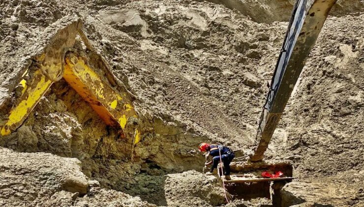 Silivri’de göçük: Operatörün cansız bedenine ulaşıldı