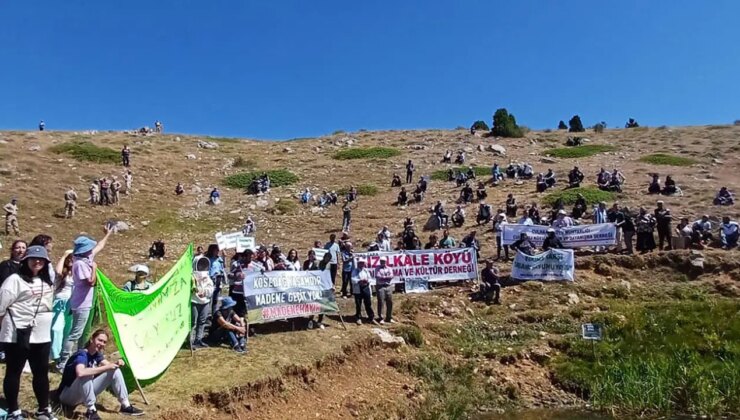 Sivas’ta yüzlerce yurttaş ‘madene hayır’ yürüyüşüne katıldı