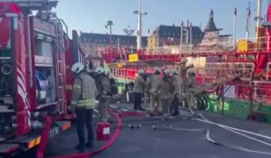 Son dakika… Haydarpaşa’da yakıt ikmal gemisinde yangın: İnceleme başlatıldı!