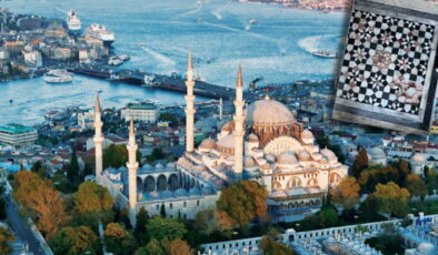 Süleymaniye Camii’nin mozaik taş süslemeleri çalındı: Vakıflar Genel Müdürlüğü’nden açıklama