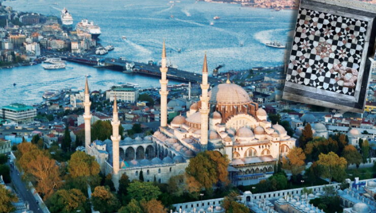 Süleymaniye Camii’nin mozaik taş süslemeleri çalındı: Vakıflar Genel Müdürlüğü’nden açıklama