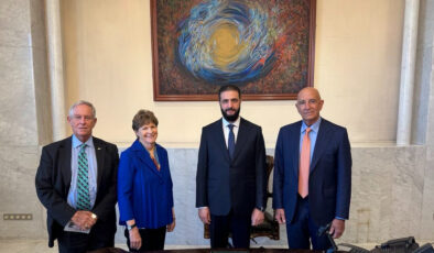 Suriye Cumhurbaşkanı Şara, Şam’da ABD’li üst düzey heyet ile bir araya geldi