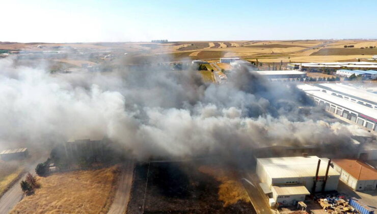 Tekirdağ’da tekstil fabrikasında yangın