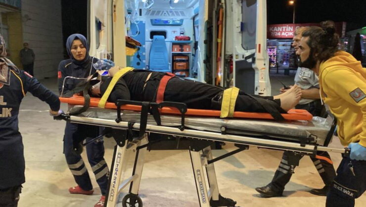 Terastan beton zemine çakılan 15 yaşındaki çocuk ağır yaralandı