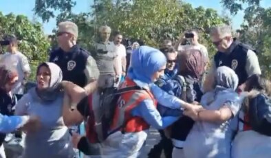 Topağacı, rezerv alanı ilan edilmişti: Mahallelinin direnişine polis müdahalesi