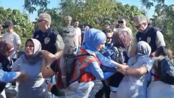 Topağacı, rezerv alanı ilan edilmişti: Mahallelinin direnişine polis müdahalesi