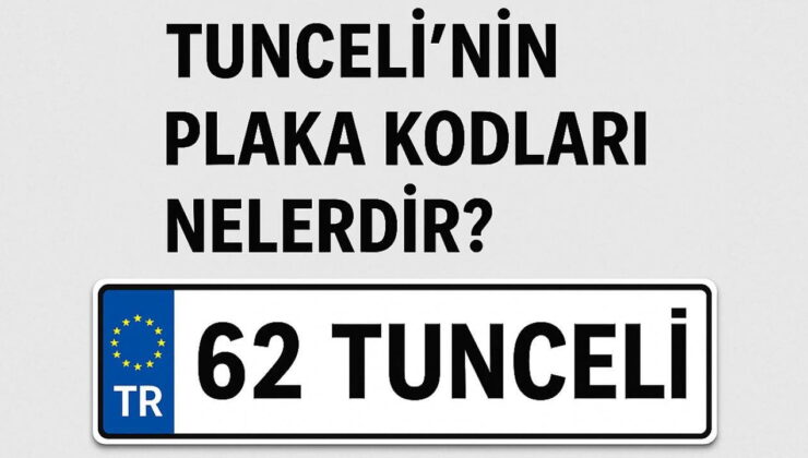 Tunceli’nin plaka kodu ne? Tunceli’nin plaka numarası kaç? Tunceli ve ilçelerinin plaka harfleri…