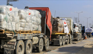 Türkiye, Gazze’ye yardıma devam ediyor