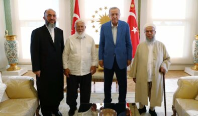 Vali’nin ardından… İsmailağa Cemaati’nden AKP’li Cumhurbaşkanı Erdoğan’a ziyaret