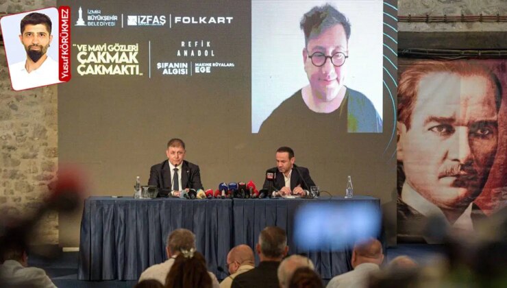 ‘Ve Mavi Gözleri Çakmak Çakmaktı’ ve Anadol’un yeni eseri sanatseverlerle buluşacak: İzmir Fuarı’nda iki dev sergi