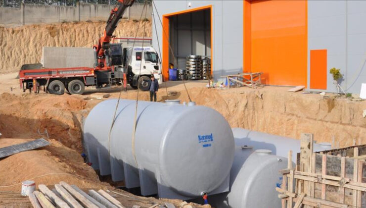 Yağmur suyu hasadı depolama tanklarına talep arttı
