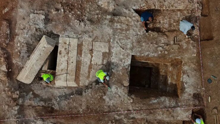 1700 yıllık sır ortaya çıktı: Roma dönemine ait görkemli mezar odası bulundu