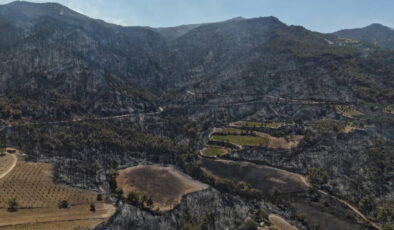 5 günün ardından… Buldan yangınında felaketin boyutu havadan görüntülendi