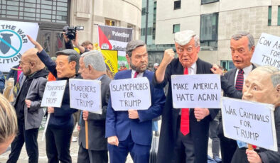 ABD Başkanı Donald Trump, Londra’da protesto edildi