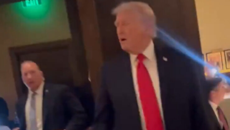 ABD Başkanı Trump’a gittiği restoranda Gazze protestosu