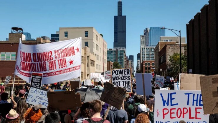 ABD’de Emek Günü: Trump ve milyarderler protesto edildi